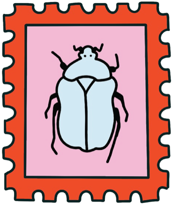 Beetle stamp